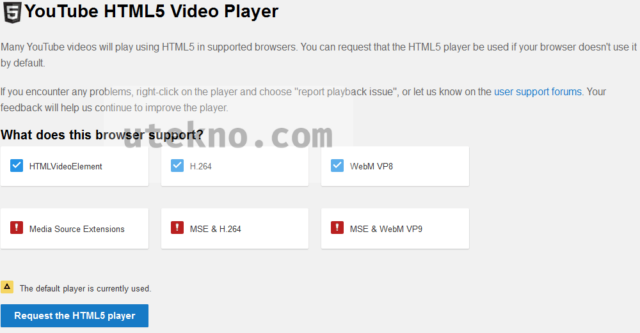 youtube html5 video player