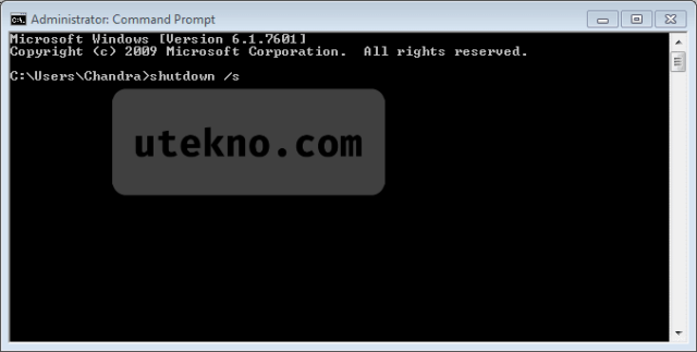 cmd-shutdown-s