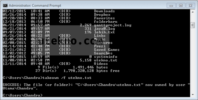 cmd-takeown-f