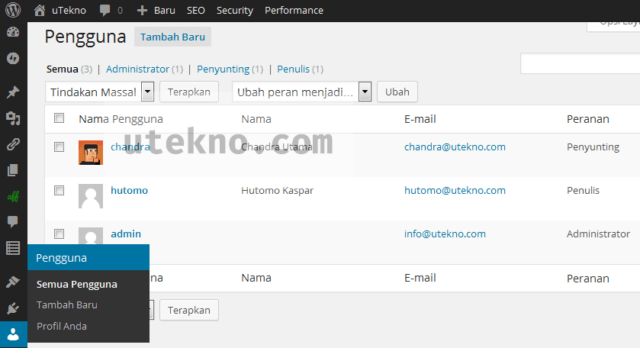 wordpress-pengguna