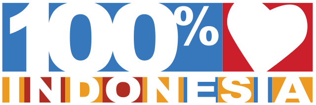 100 persen cinta indonesia