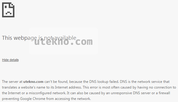 chrome-this-webpage-is-not-available