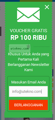 blibli daftar newsletter