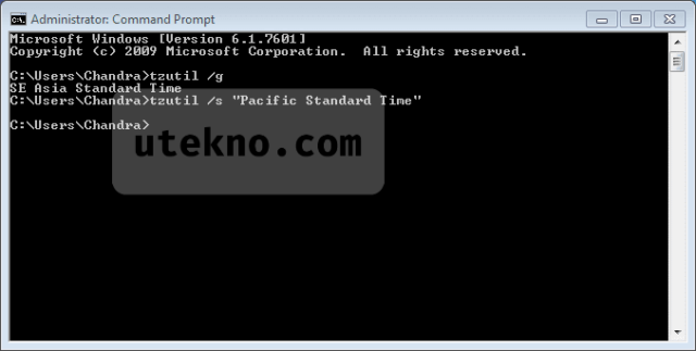 cmd-tzutil