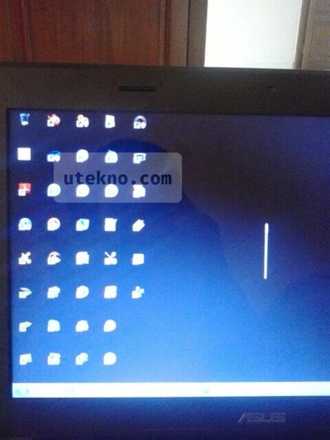 windows 7 no text on desktop