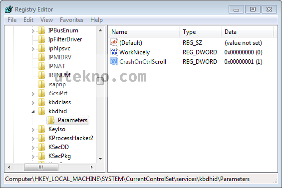 regedit-kbdhid-parameters