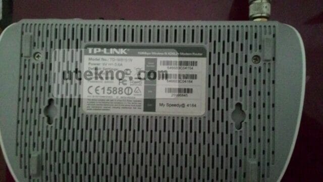 tp link td w8151n bawah