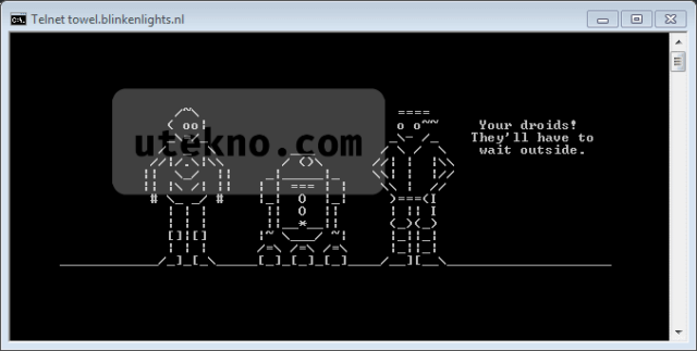 cmd telnet star wars iv