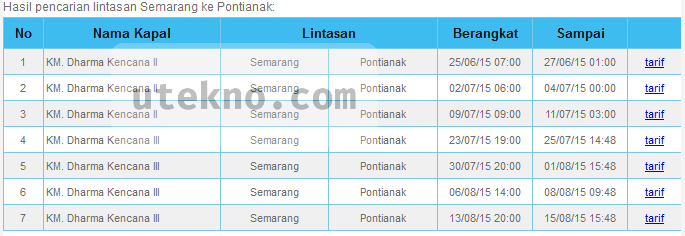 Cara Cek Jadwal Kapal Dharma Lautan Utama Utekno