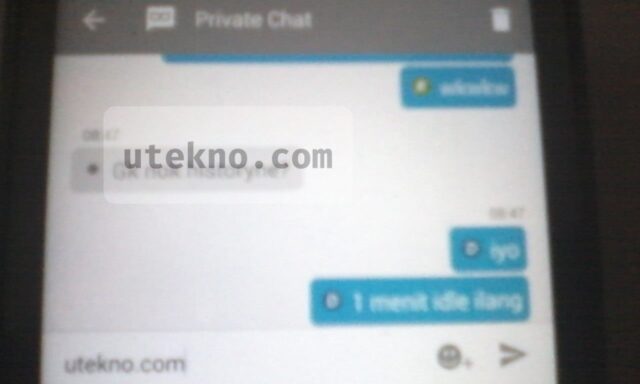 android bbm private chat