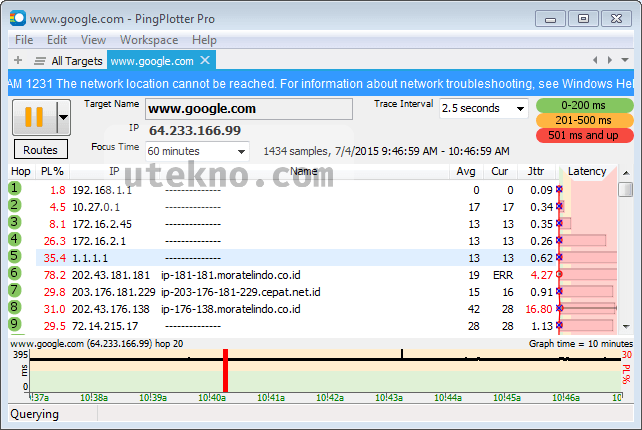 PingPlotter Pro 5.24.3.8913 free instals