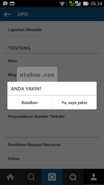 android-instagram-bersihkan-riwayat-pencarian