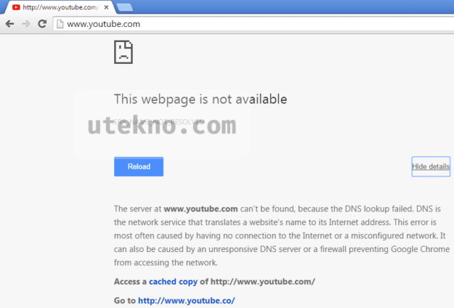 google chrome youtube is not available
