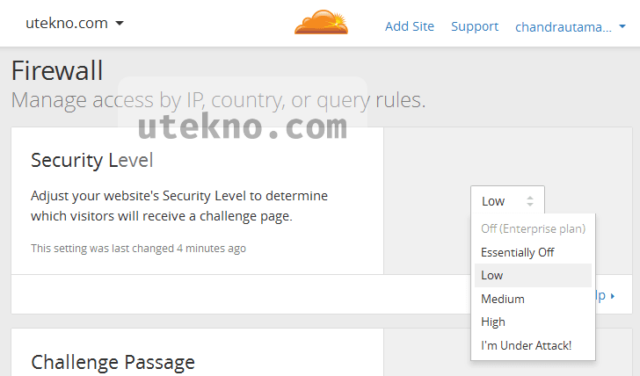 cloudflare-firewall-security-level