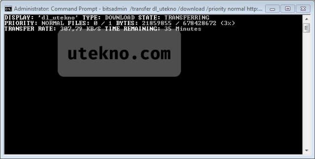 cmd bitsadmin download file