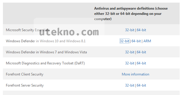 Windows Defender Offline Update