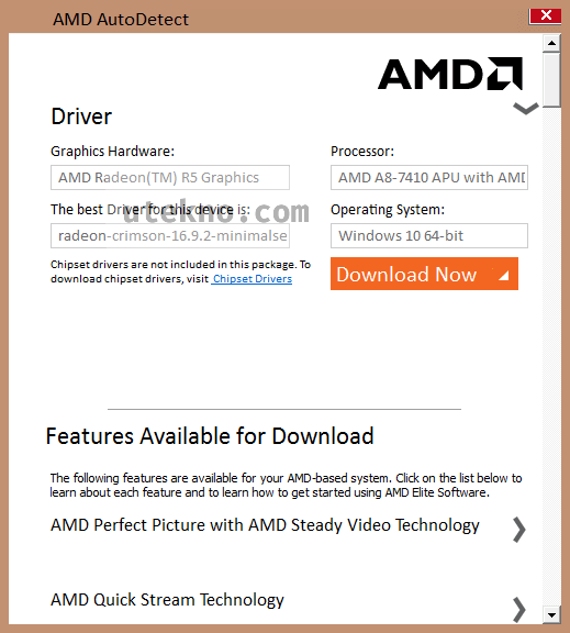 amd autodetect