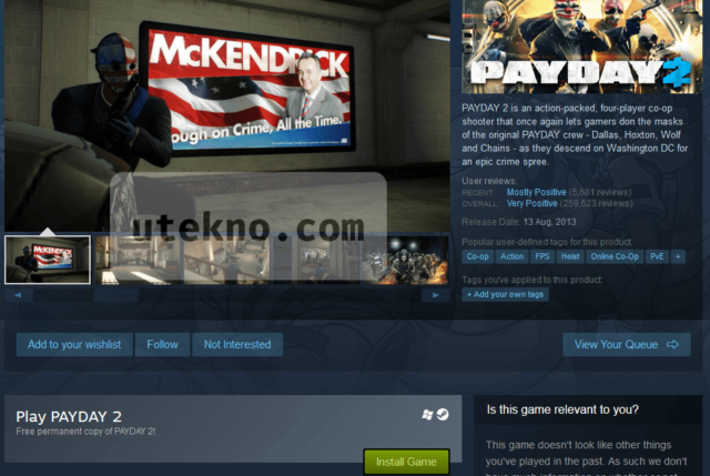 steam payday 2