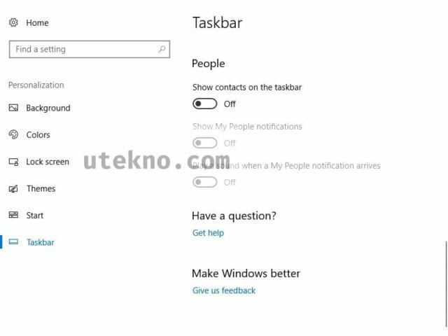 Saya lupa semenjak update apa dan kapan Windows mempunyai satu tombol gres di taskbarnya Cara menghilangkan People pada taskbar Windows 10