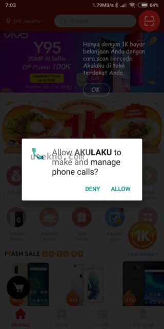 akulaku ask permissions