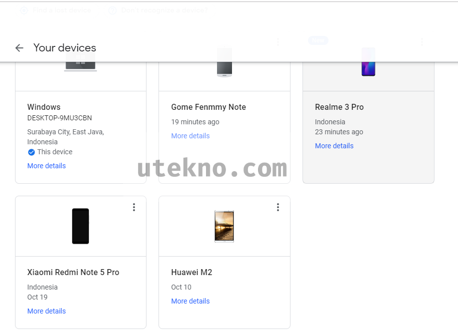 cara cek akun google kita sedang aktif