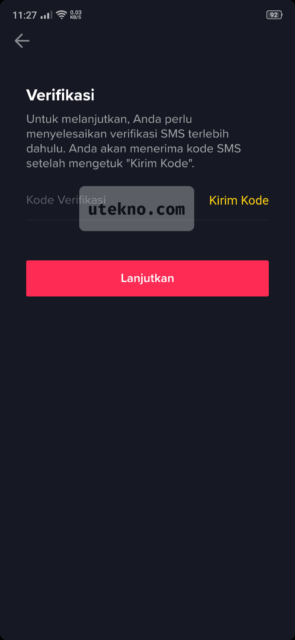 tiktok verifikasi hapus akun