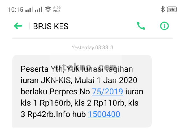 sms bpjs kesehatan