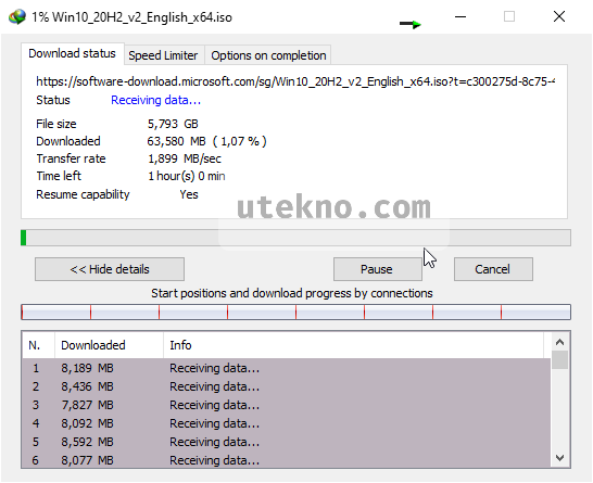 idm downloading windows 10 iso