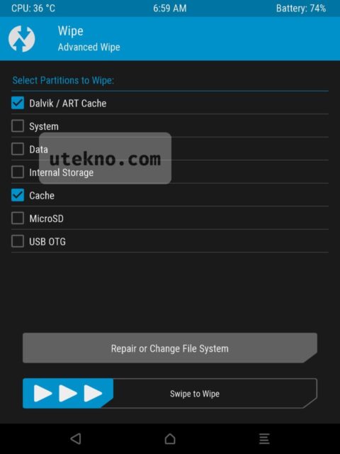 twrp wipe2