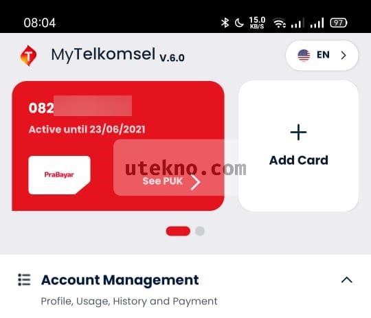 mytelkomsel menu