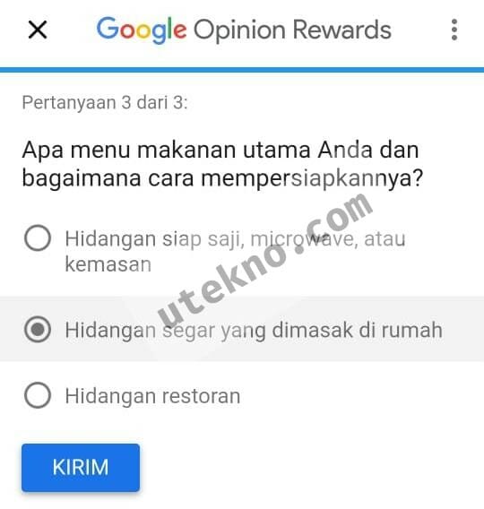 google opinion rewards