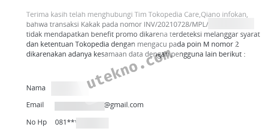 tokopedia care identitas ganda