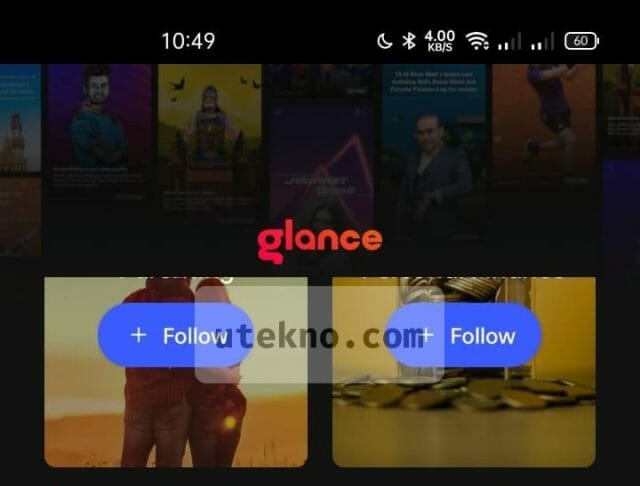 glance realme